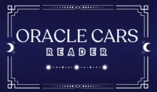 A picture of a Card on that Oracle Cards Reader is written